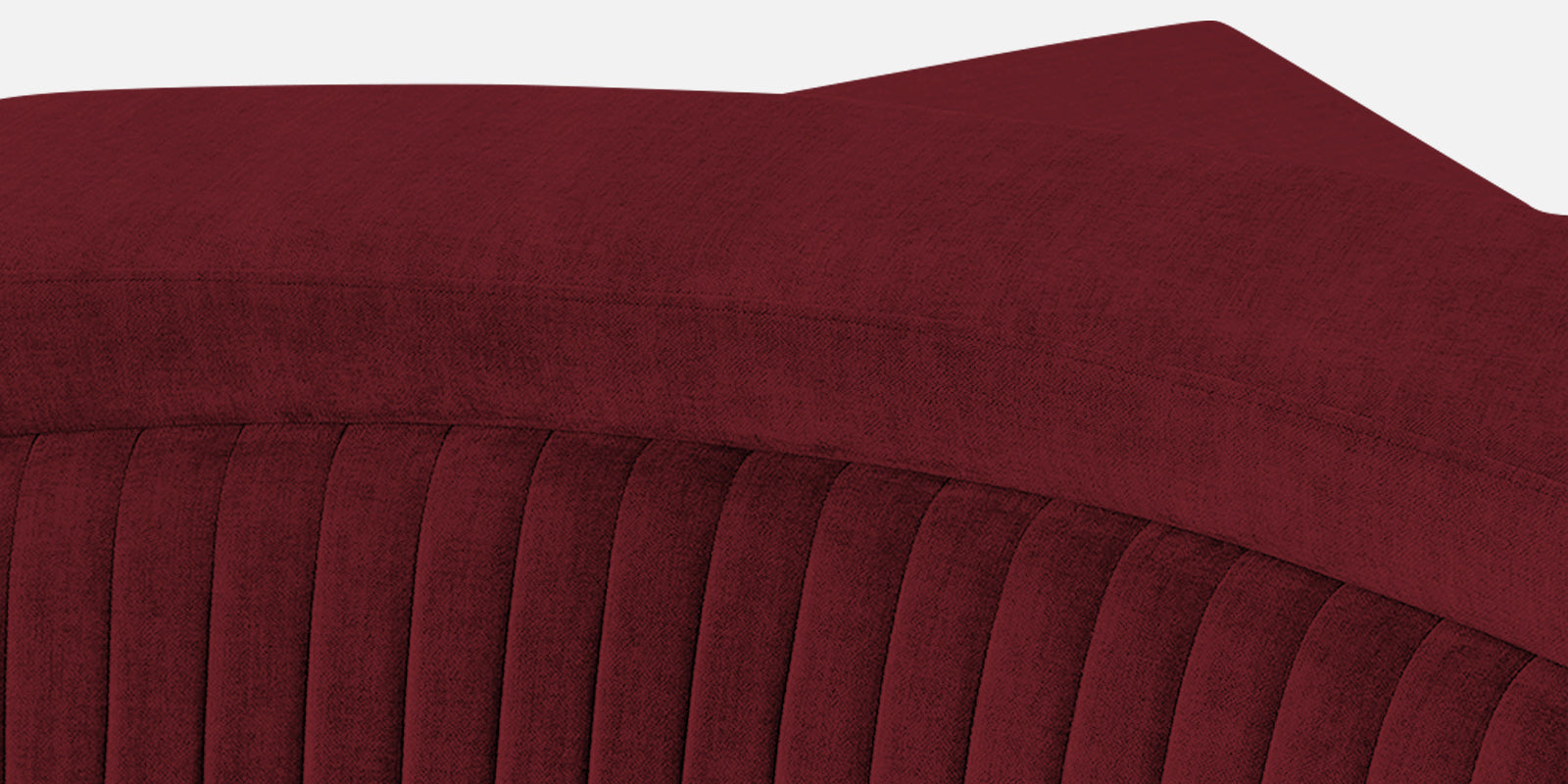 Draco Fabric 6 Seater Corner Sofa In Blood Maroon Colour - Febonic Living