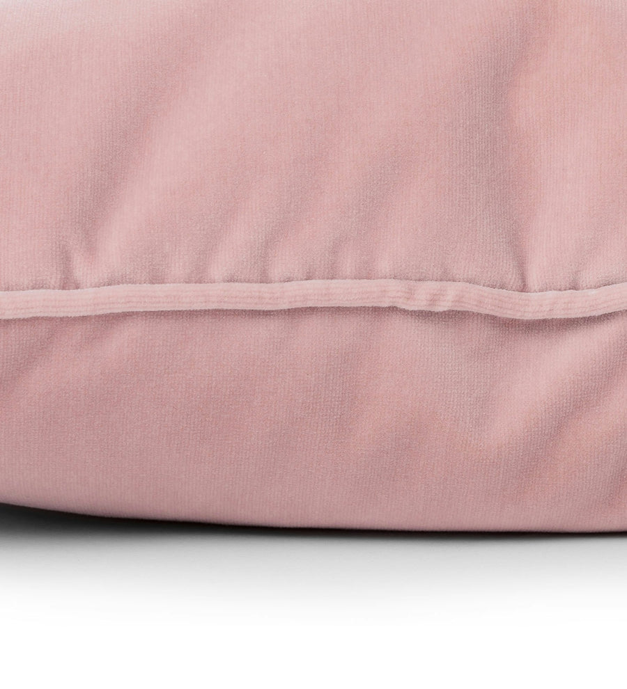 Lucca Velvet 20X20 Inches Cushion Covers Pack Of 2 In Millennial Pink Colour - Febonic Living