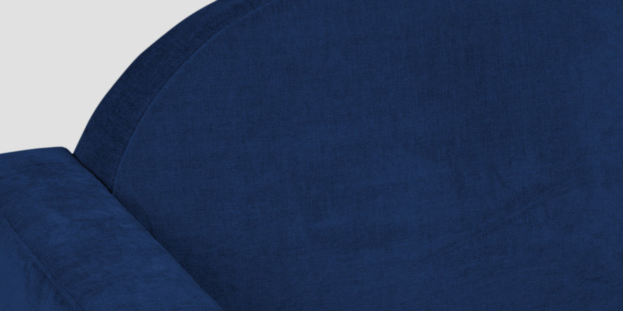 Dara Fabric 2 Seater Sofa In Royal Blue Colour - Febonic Living