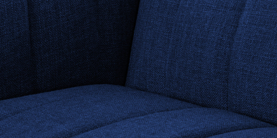 Lara Fabric 2 Seater Sofa In Royal Blue Colour - Febonic Living