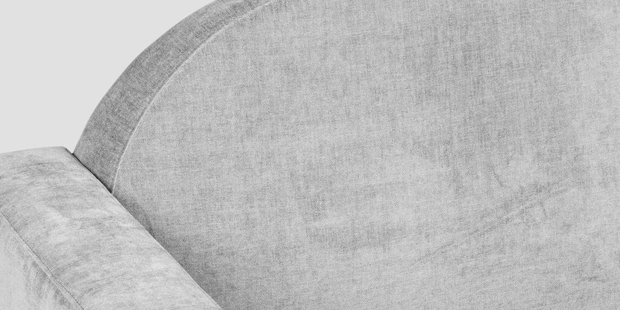Dara Fabric 2 Seater Sofa In Lit Grey Colour - Febonic Living