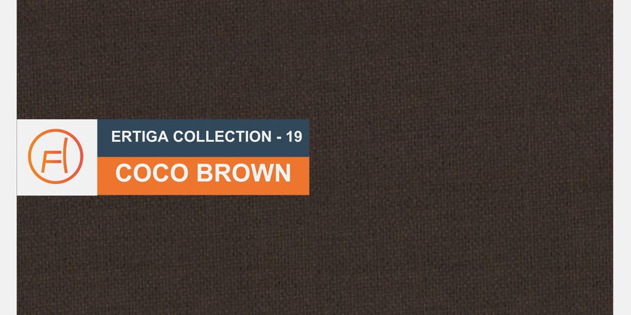 Bony Fabric 3 Seater Convertible Sofa Cum Bed In Coco Brown Colour - Febonic Living