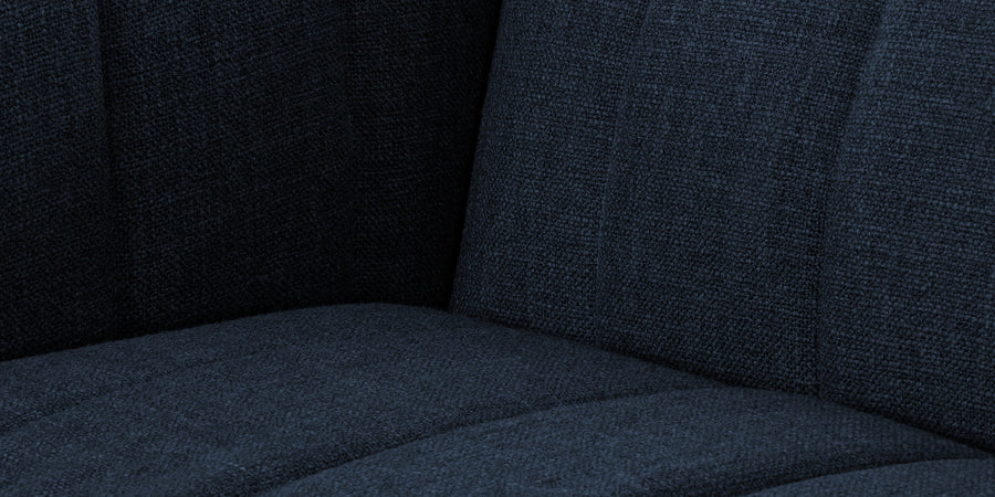 Lara Fabric 2 Seater Sofa In Denim Blue Colour - Febonic Living