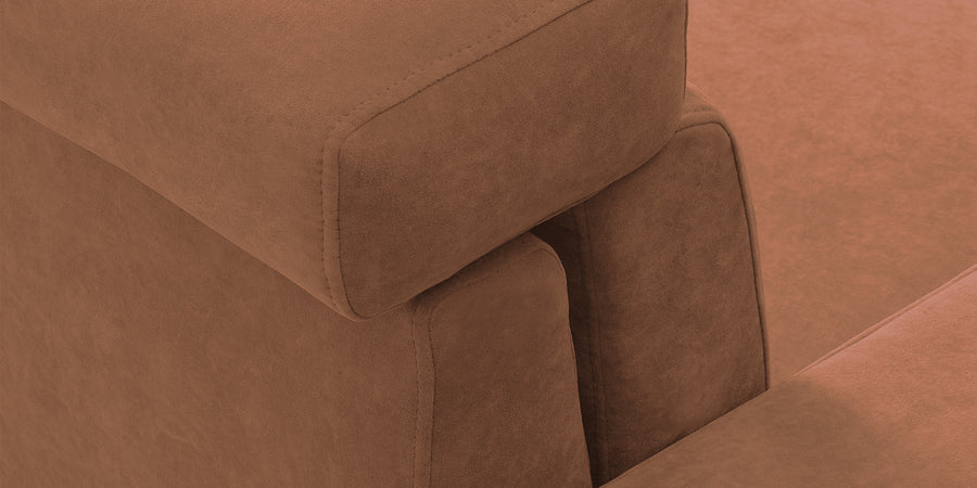 Hiro Fabric 2 Seater Sofa In Caramel Beige Colour - Febonic Living
