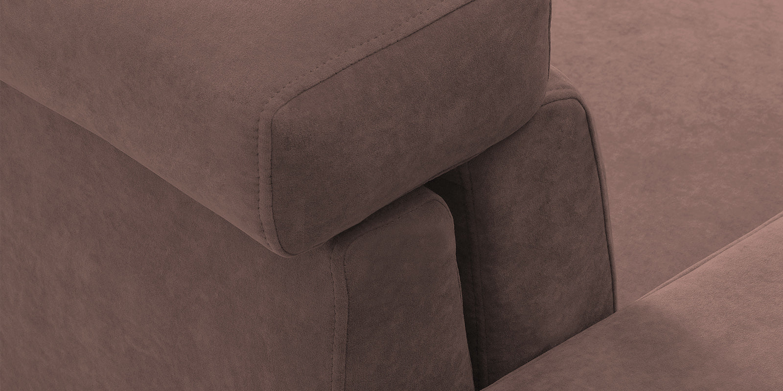 Hiro Fabric 2 Seater Sofa In Berry Wine Colour - Febonic Living