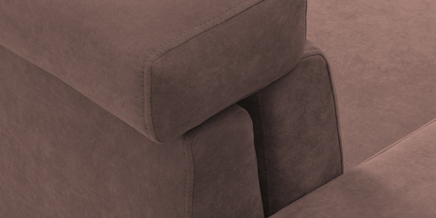 Hiro Fabric 2 Seater Sofa In Berry Wine Colour - Febonic Living