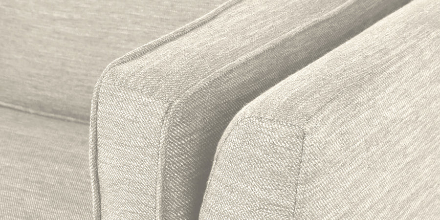 Nigar Fabric 2 Seater Sofa In Ivory Cream Colour - Febonic Living