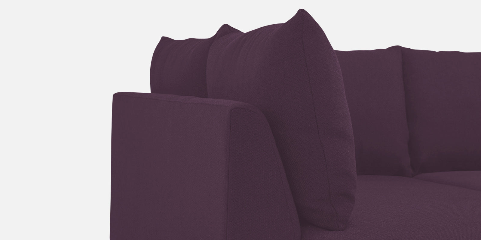 Ira Fabric RHS 6 Seater Sofa Cum Bed In Greek Purple Colour