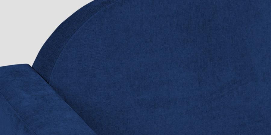Dara Fabric 3 Seater Sofa In Royal Blue Colour - Febonic Living