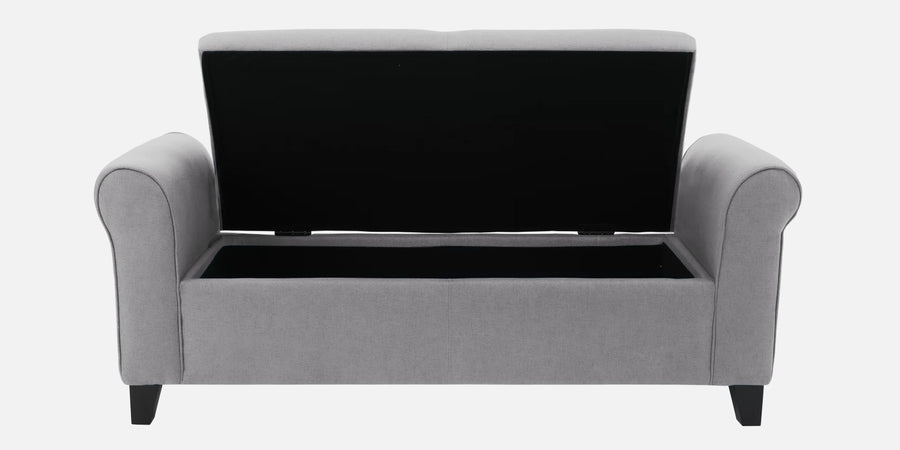 Molo Fabric 2 Seater Recamier In Lit Grey Colour With Storage - Febonic Living