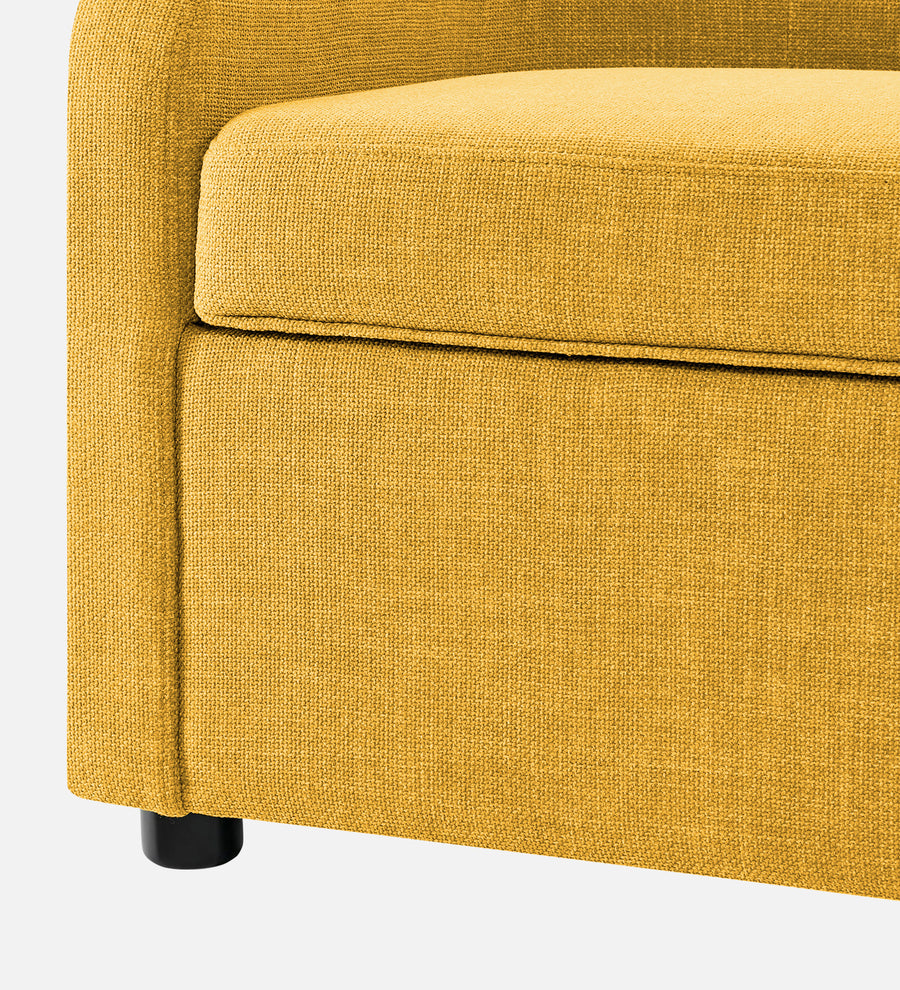 Cooper Fabric Storage Bench In Bold Yellow Colour - Febonic Living