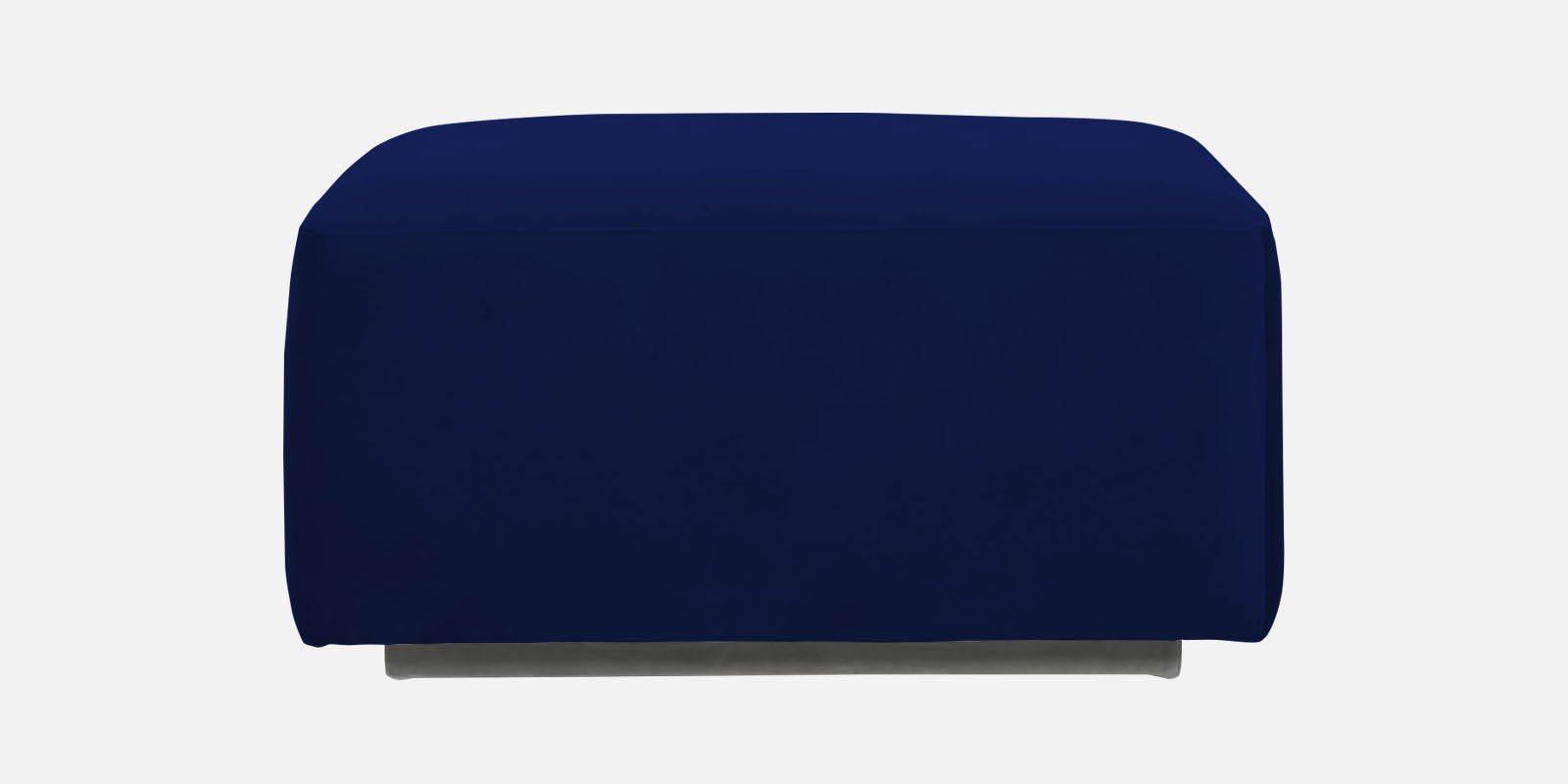 Bufa Velvet RHS Sectional Sofa In Royal blue Colour With Ottoman