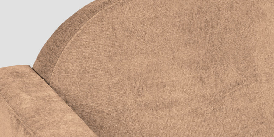 Dara Fabric 3 Seater Sofa In Cosmic Beige Colour - Febonic Living