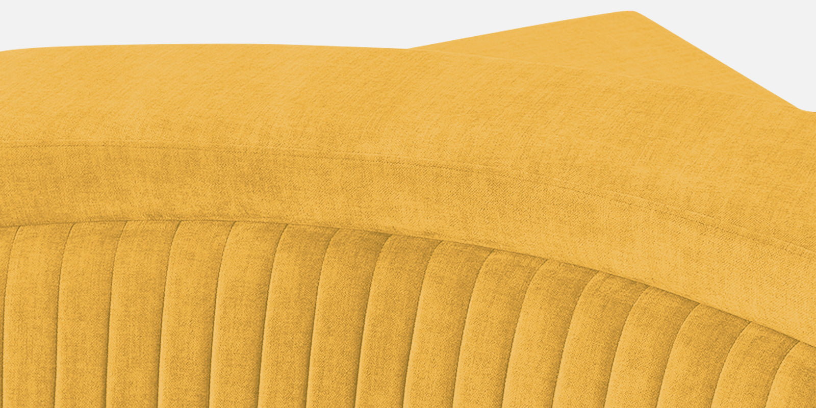 Draco Fabric 6 Seater Corner Sofa In Bold Yellow Colour - Febonic Living