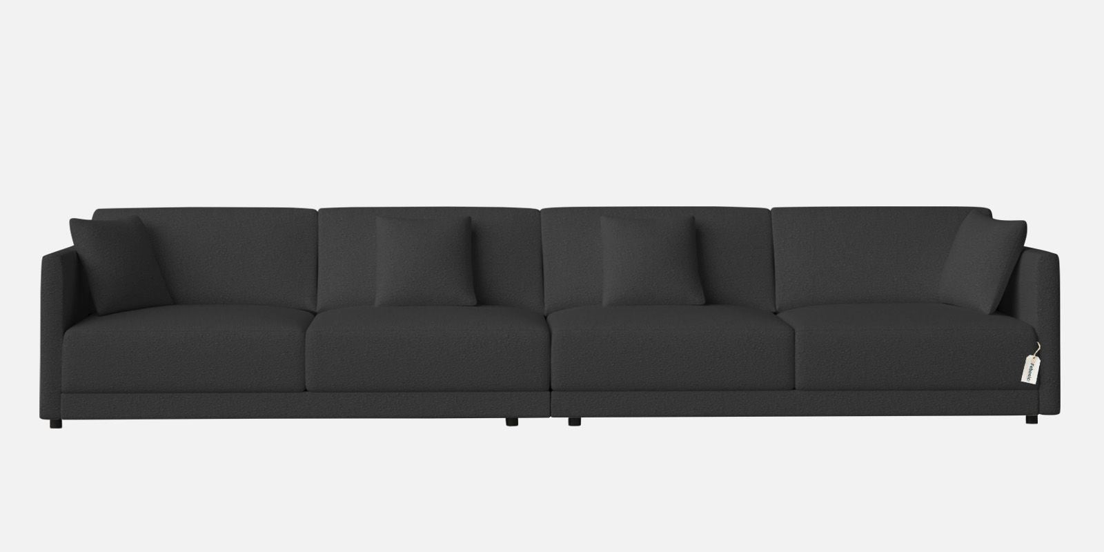 Casso Velvet 4 Seater Sofa in Hory Grey Colour