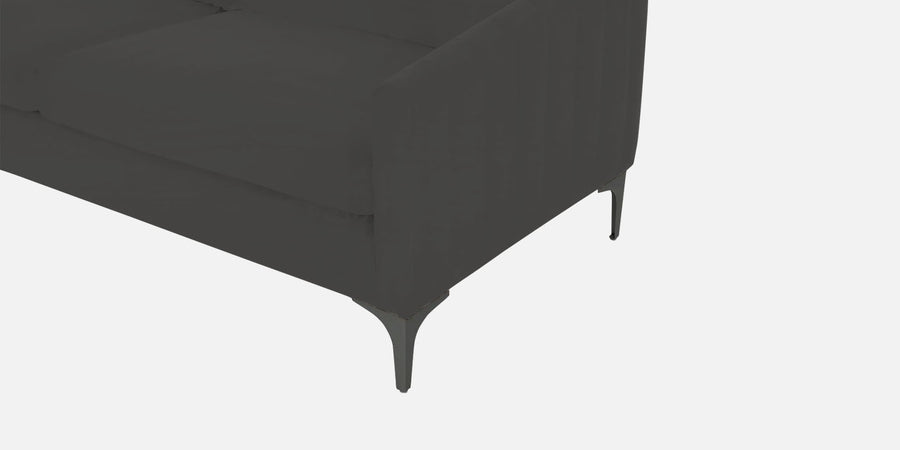 Haru Velvet 2 Seater Sofa In Hory Grey Colour - Febonic Living