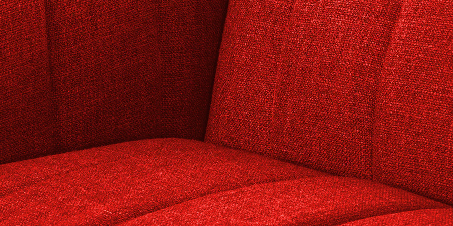 Lara Fabric 2 Seater Sofa In Ruby Red Colour - Febonic Living