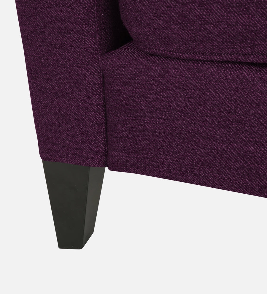 Nigar Fabric 1 Seater Sofa In Greek Purple Colour - Febonic Living
