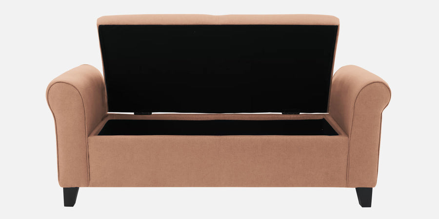 Molo Fabric 2 Seater Recamier In Cosmic Beige Colour With Storage - Febonic Living
