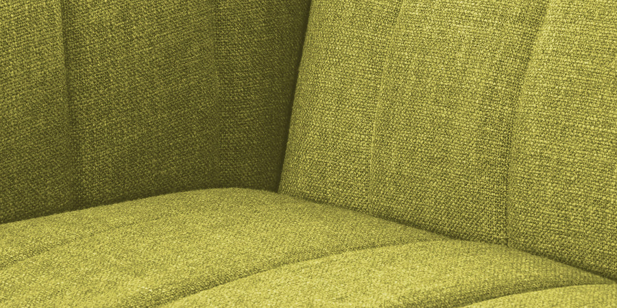 Lara Fabric 2 Seater Sofa In Parrot Green Colour - Febonic Living