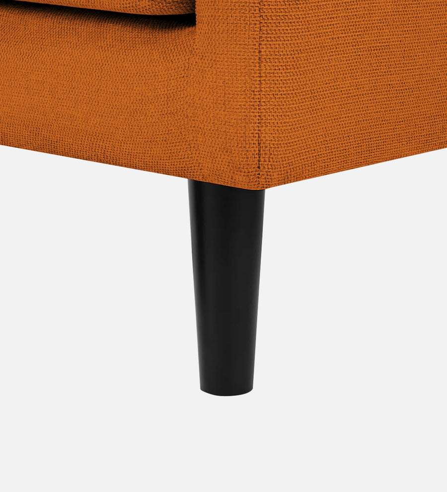 Maya Fabric Bench In Vivid Orange Colour - Febonic Living