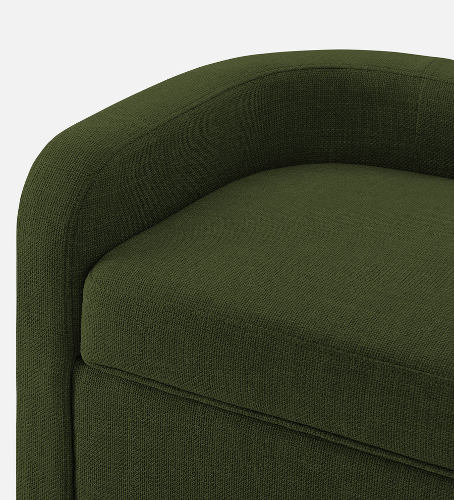 Cooper Fabric Storage Bench In Olive Green Colour - Febonic Living