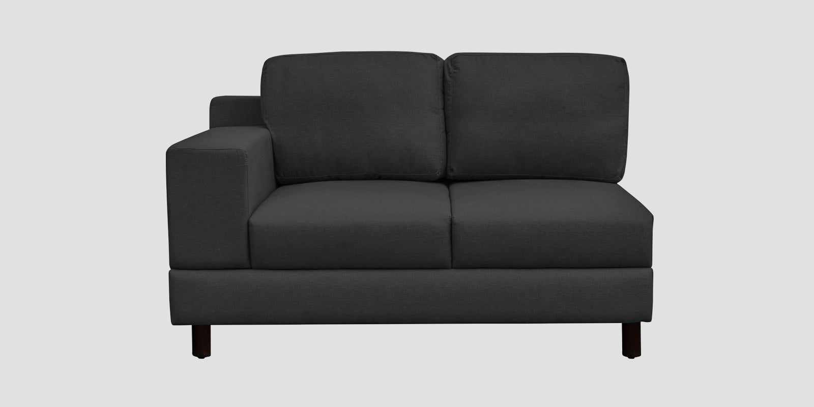 Betty Fabric 6 Seater LHS Corner Sofa In Stone Grey Colour - Febonic Living