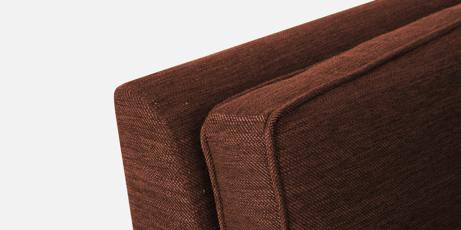 Nigar Fabric 3 Seater Sofa in Coffee Brown Colour