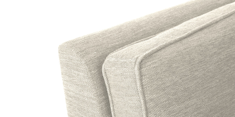 Nigar Fabric 2 Seater Sofa In Ivory Cream Colour - Febonic Living