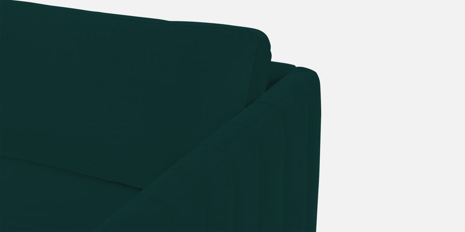 Haru Velvet 3 Seater Sofa in Forest Green Colour