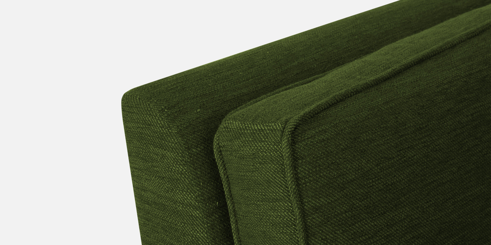 Nigar Fabric 3 Seater Sofa in Olive Green Colour