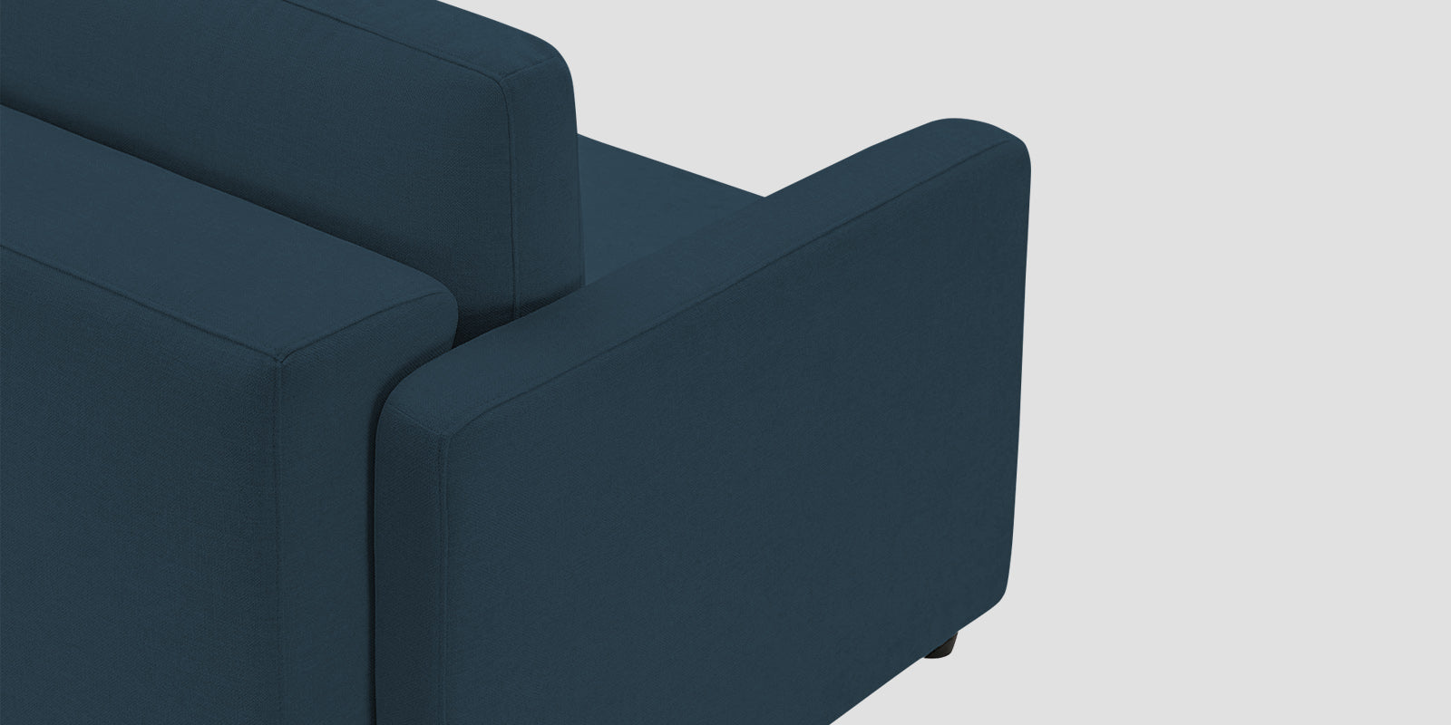 Leora Fabric 3 Seater Convertible Sofa Cum Bed In Cool Blue Colour - Febonic Living