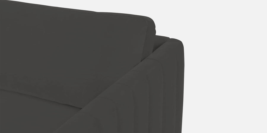 Haru Velvet 2 Seater Sofa In Hory Grey Colour - Febonic Living