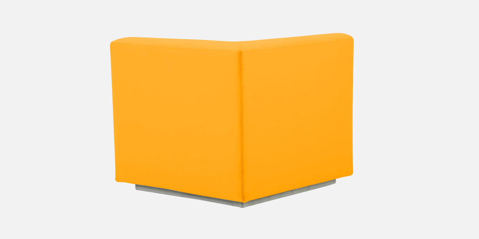 Bufa Velvet 2 Seater Sofa in Saffron yellow Colour With Storage