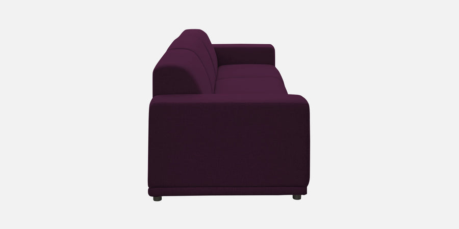 Adam Fabric Rhs Sectional Sofa 3 Ottoman Lounger In Greek Purple Colour - Febonic Living