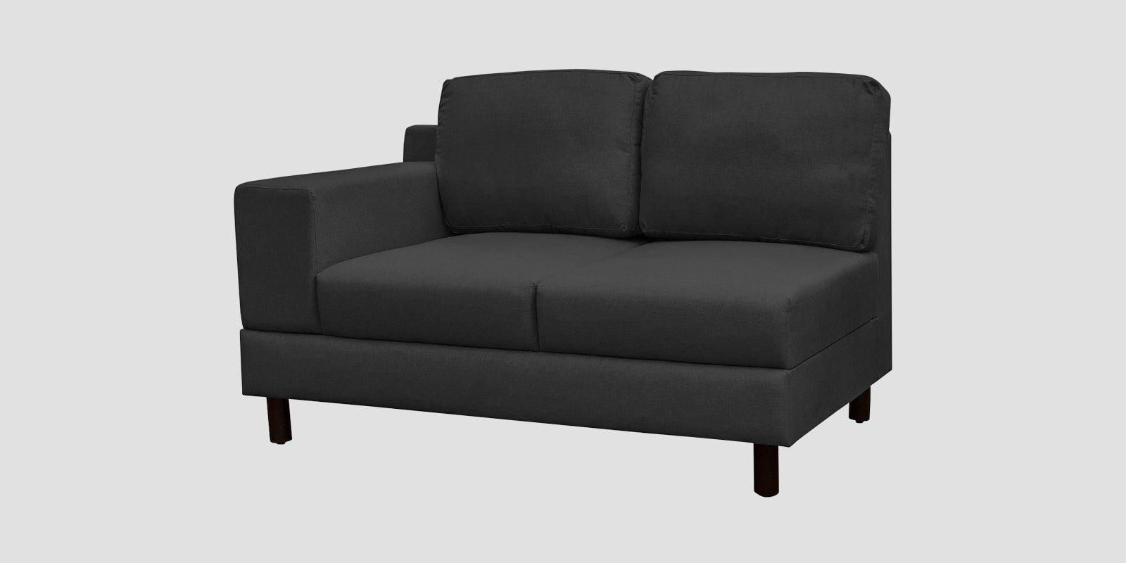 Betty Fabric 6 Seater LHS Corner Sofa In Stone Grey Colour - Febonic Living