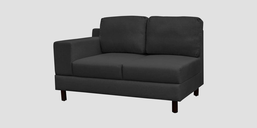Betty Fabric 6 Seater Lhs Corner Sofa In Stone Grey Colour - Febonic Living