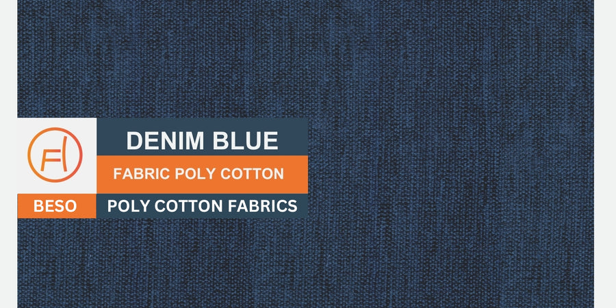 Lobby Fabric 2 Seater Pull Out Sofa Cum Bed In Denim Blue Colour - Febonic Living