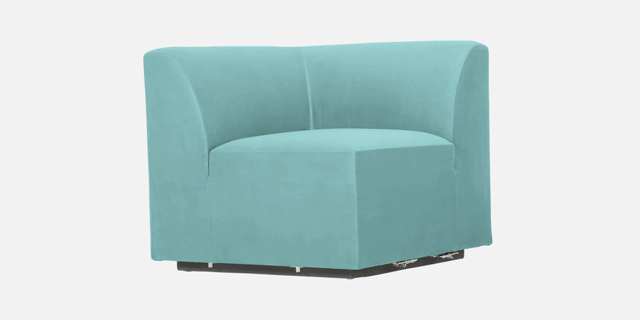 Bufa Velvet 2 Seater Sofa In Aqua Blue Colour - Febonic Living