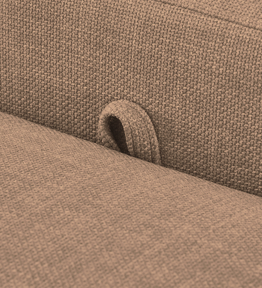 Cooper Fabric Storage Bench In Cosmic Beige Colour - Febonic Living