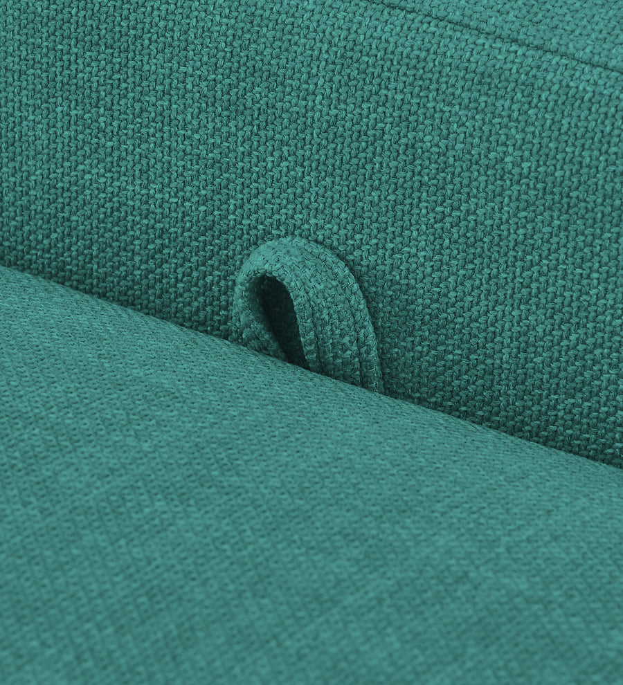 Cooper Fabric Storage Bench In Sea Green Colour - Febonic Living