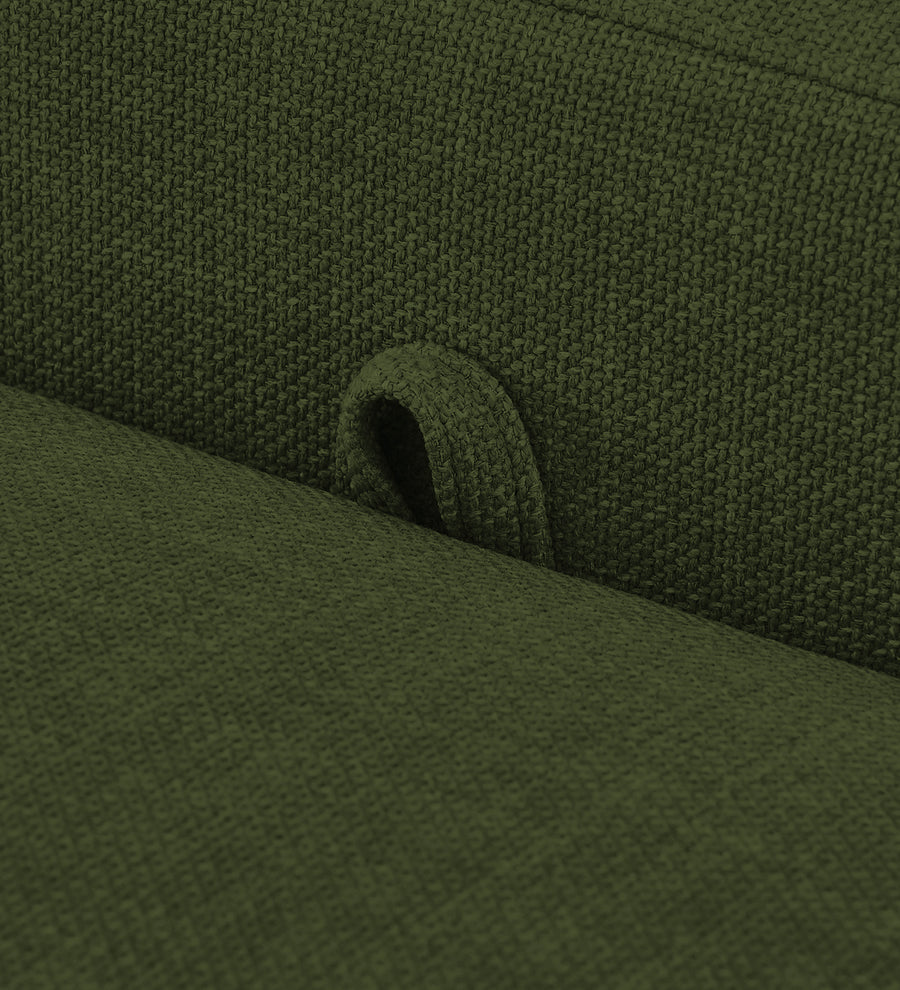 Cooper Fabric Storage Bench In Olive Green Colour - Febonic Living