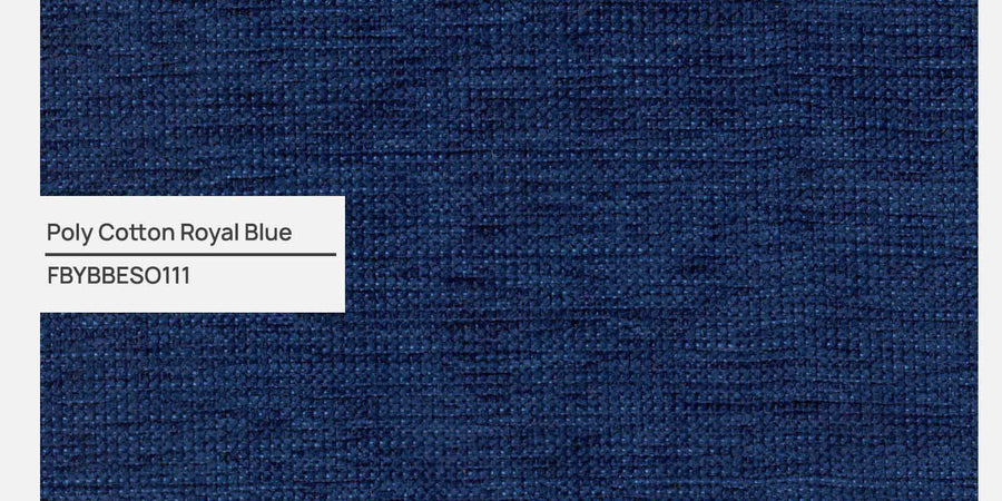 Nigar Fabric 2 Seater Sofa In Royal Blue Colour - Febonic Living