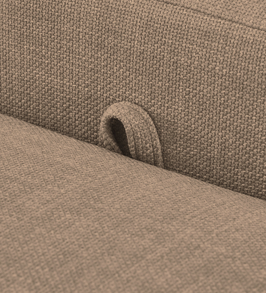 Cooper Fabric Storage Bench In Cookie Beige Colour - Febonic Living
