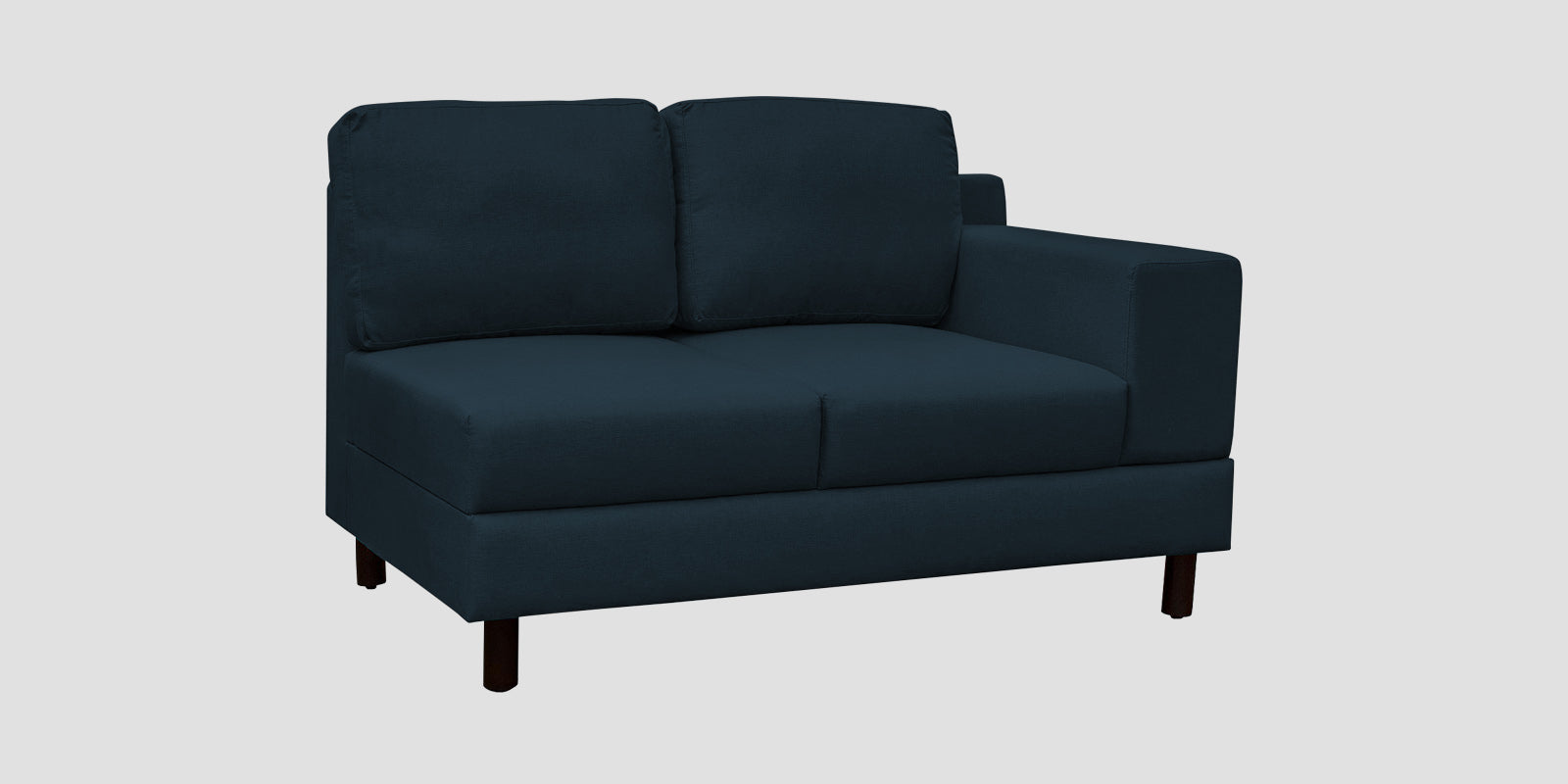 Betty Fabric 6 Seater RHS Corner Sofa In Cool Blue Colour - Febonic Living