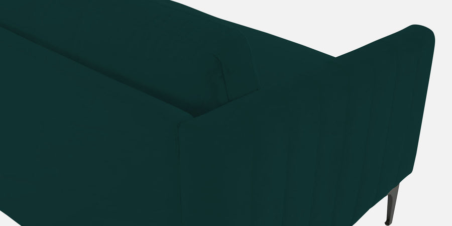 Haru Velvet 2 Seater Sofa In Forest Green Colour - Febonic Living