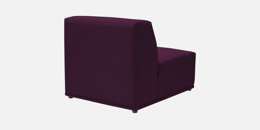 Adam Fabric Lhs Sectional Sofa 3 Ottoman Lounger In Greek Purple Colour - Febonic Living