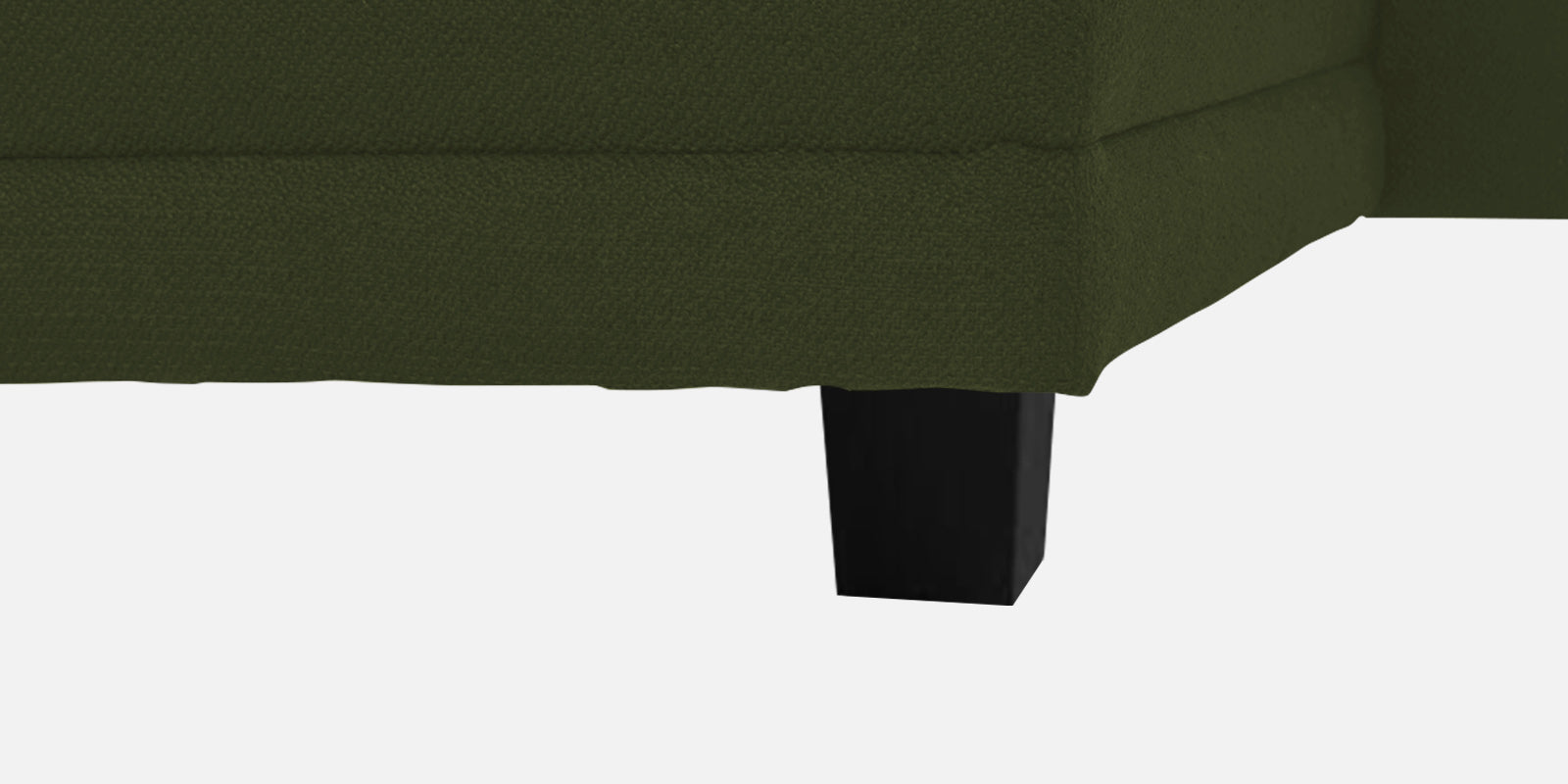 Ira Fabric LHS 6 Seater Sofa Cum Bed In Olive Green Colour