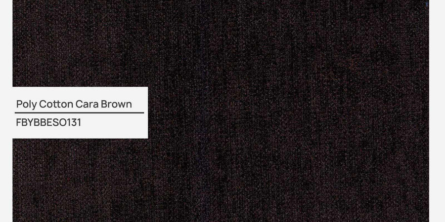 Nigar Fabric 2 Seater Sofa In Cara Brown Colour - Febonic Living