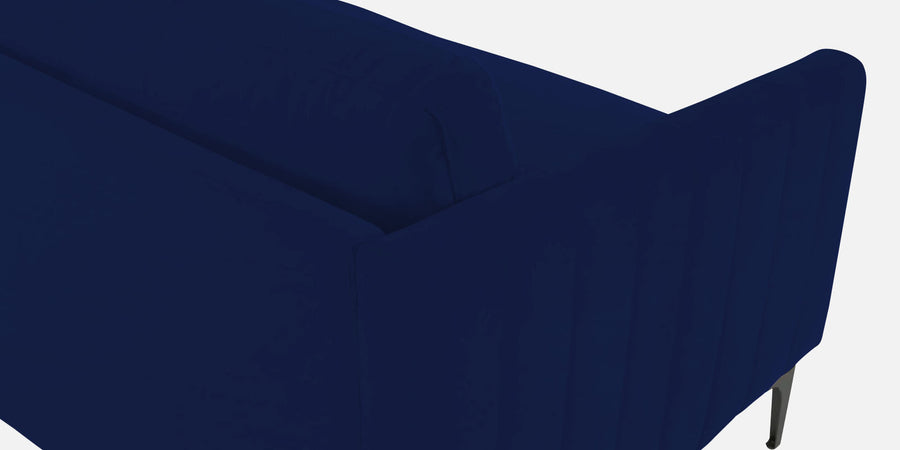 Haru Velvet 2 Seater Sofa In Indigo Blue Colour - Febonic Living